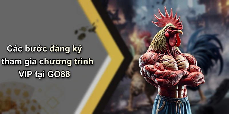 Các bước đăng ký tham gia chương trình VIP tại GO88